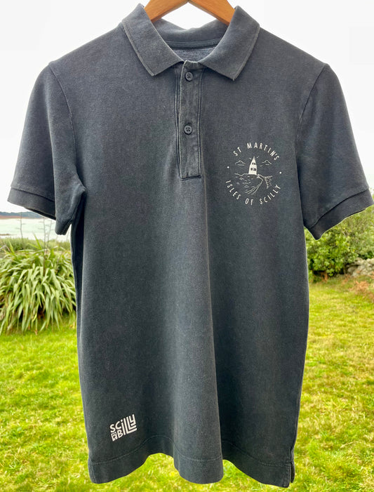 Adult 'St Martins' Polo - Aged Mist