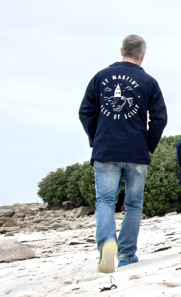 Handmade Adult Smock - Crew Navy