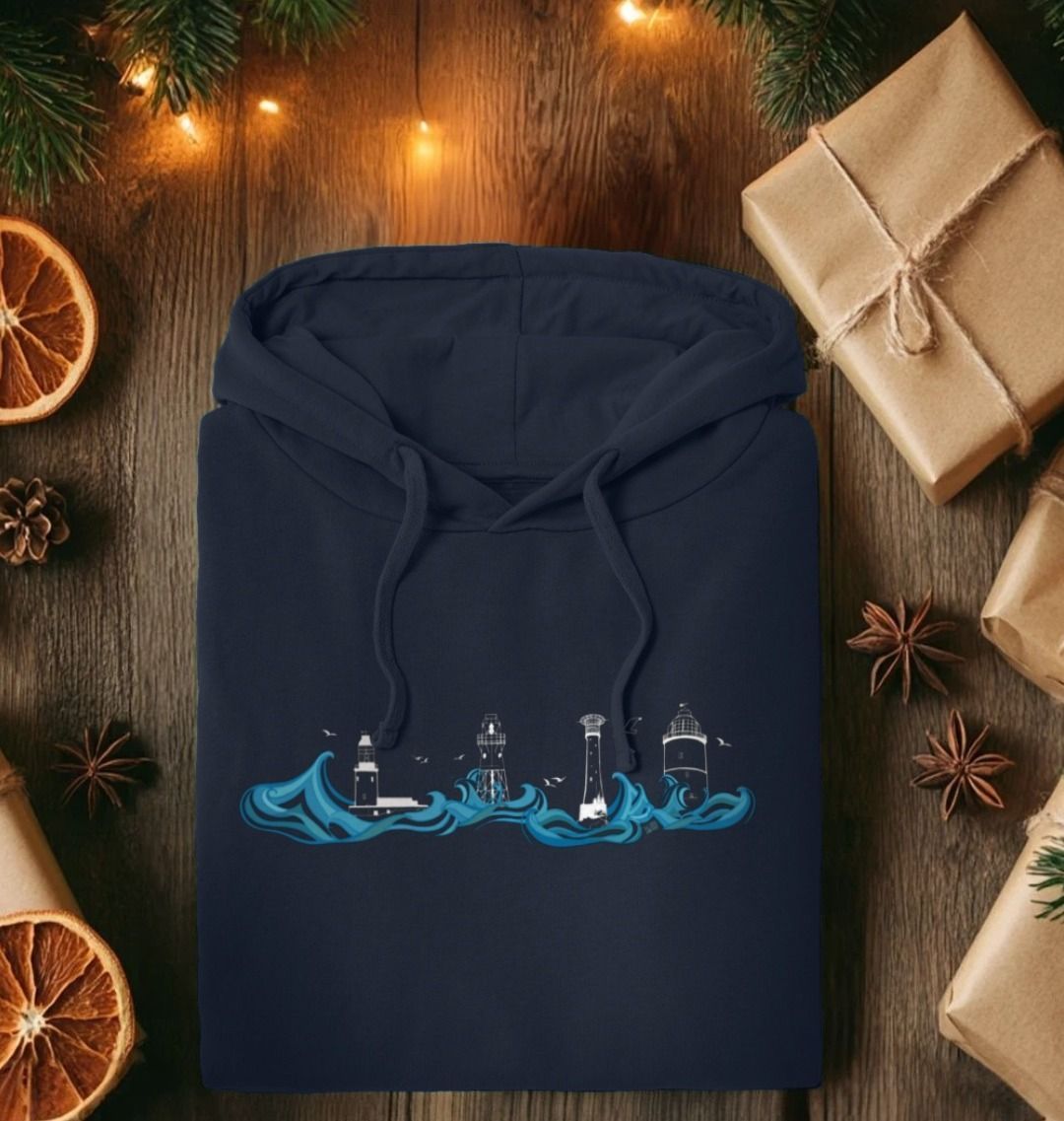 Lighthouses Men's Hoodie (without text)